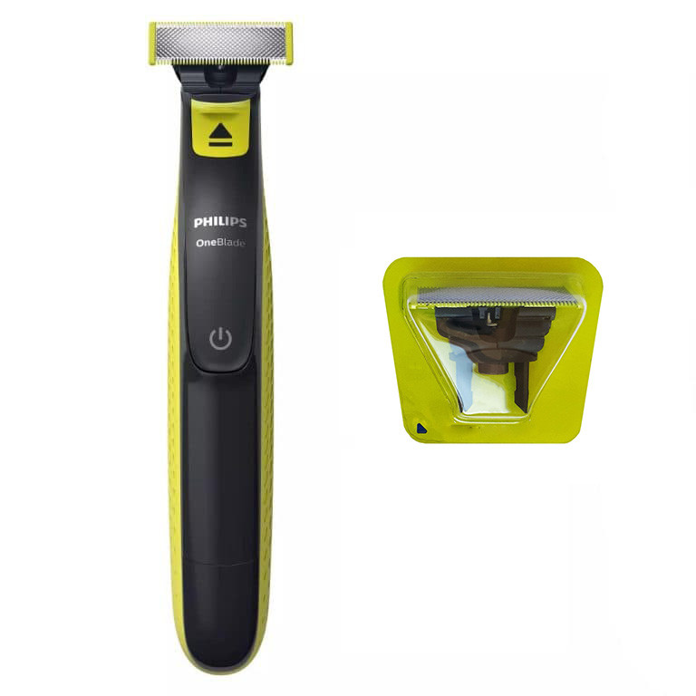 ماشین اصلاح موی صورت و بدن فیلیپس مدل OneBlade QP2724 با تیغه کربن استیل، قابلیت استفاده خشک و مرطوب، شارژ با کابل USB و اصلاح دقیق تا 0.2 میلیمتر