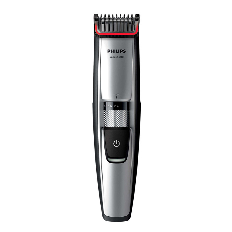 ماشین اصلاح صورت فیلیپس مدل BT5205/23 با تیغه استیل ضدزنگ خودتیز شونده، 17 طول اصلاح از 0.4 تا 7 میلی‌متر، قابل استفاده خشک و مرطوب، قابلیت شست‌وشو، شارژ سریع و 70 دقیقه زمان استفاده