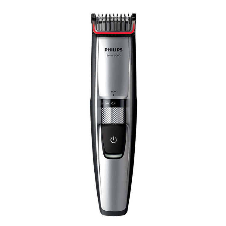 ماشین اصلاح صورت فیلیپس مدل BT5205/23 با تیغه استیل ضدزنگ خودتیز شونده، 17 طول اصلاح از 0.4 تا 7 میلیمتر، قابل استفاده خشک و مرطوب، قابلیت شستوشو، شارژ سریع و 70 دقیقه زمان استفاده