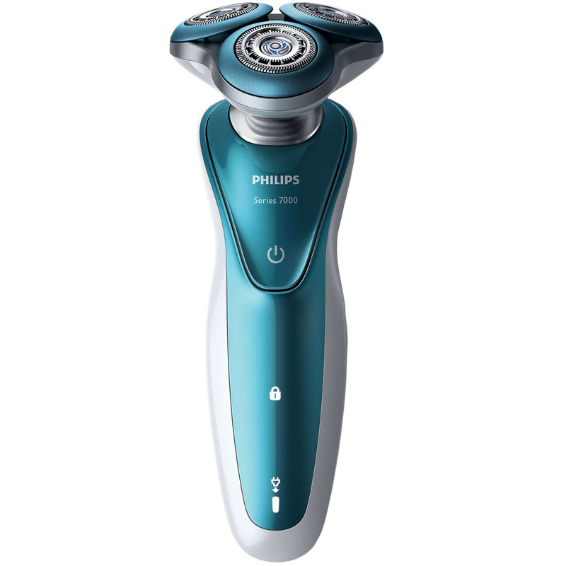 ماشین اصلاح صورت فیلیپس مدل S7370/12 با تیغه استیل ضدزنگ، اصلاح چرخشی، مناسب استفاده خشک و مرطوب، سری منعطف در 5 جهت، شارژ سریع 5 دقیقه‌ای، 50 دقیقه زمان استفاده، چراغ نشانگر باتری و نشانگر تعویض سری