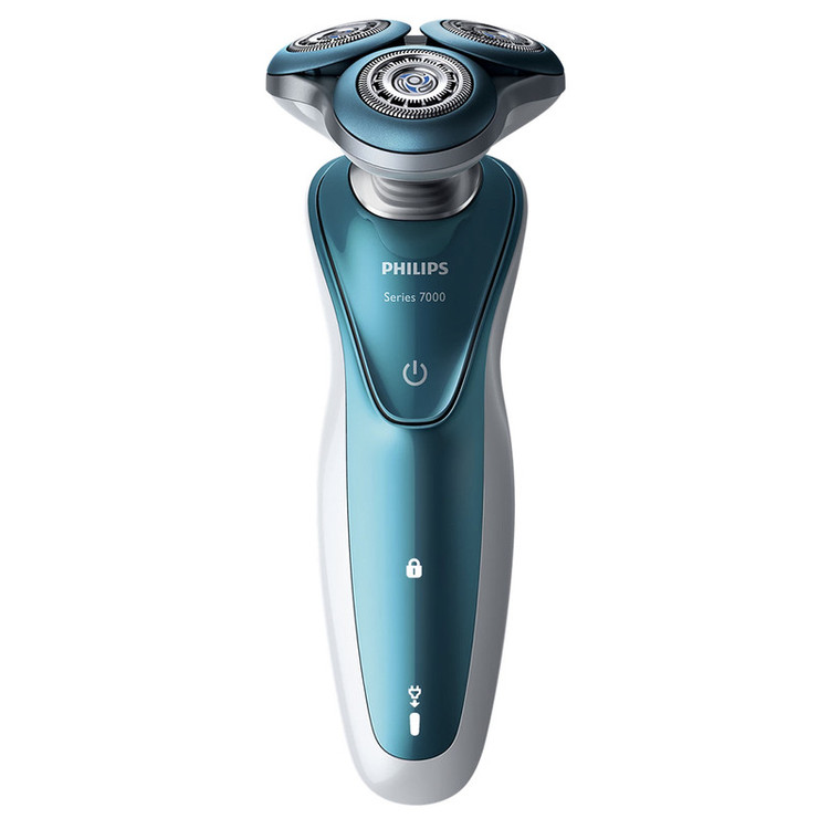 ماشین اصلاح صورت فیلیپس مدل S7370/12 با تیغه استیل ضدزنگ، اصلاح چرخشی، مناسب استفاده خشک و مرطوب، سری منعطف در 5 جهت، شارژ سریع 5 دقیقهای، 50 دقیقه زمان استفاده، چراغ نشانگر باتری و نشانگر تعویض سری