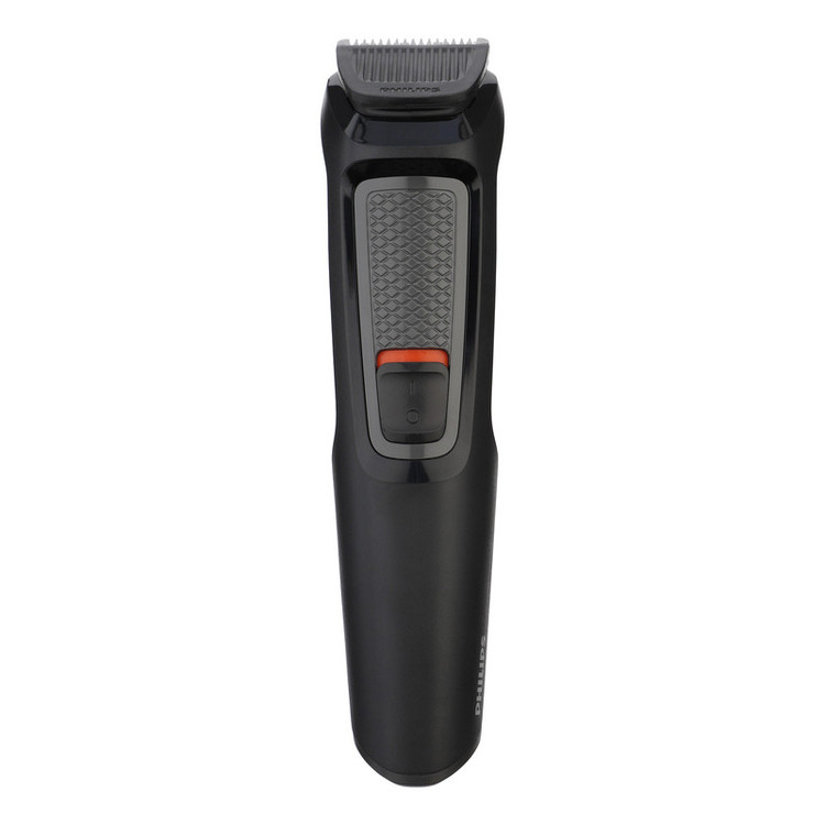 ماشین اصلاح موی سر و صورت فیلیپس مدل MG3710/15 با تیغه استیل ضد زنگ خودتیزشونده، باتری قابل شارژ با 60 دقیقه استفاده بیسیم، طراحی ارگونومیک و قابلیت اصلاح خط زن و حجم زن همراه با تریمر گوش و بینی